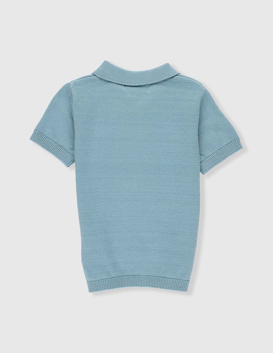 Playera tipo polo para bebé niño 2