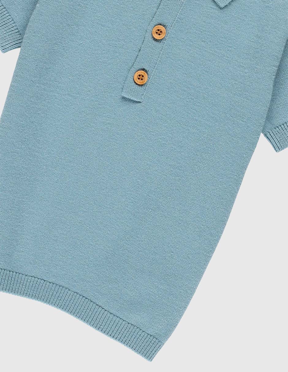Playera tipo polo para bebé niño 3