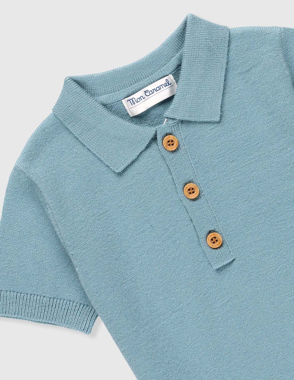 Playera tipo polo para bebé niño 4