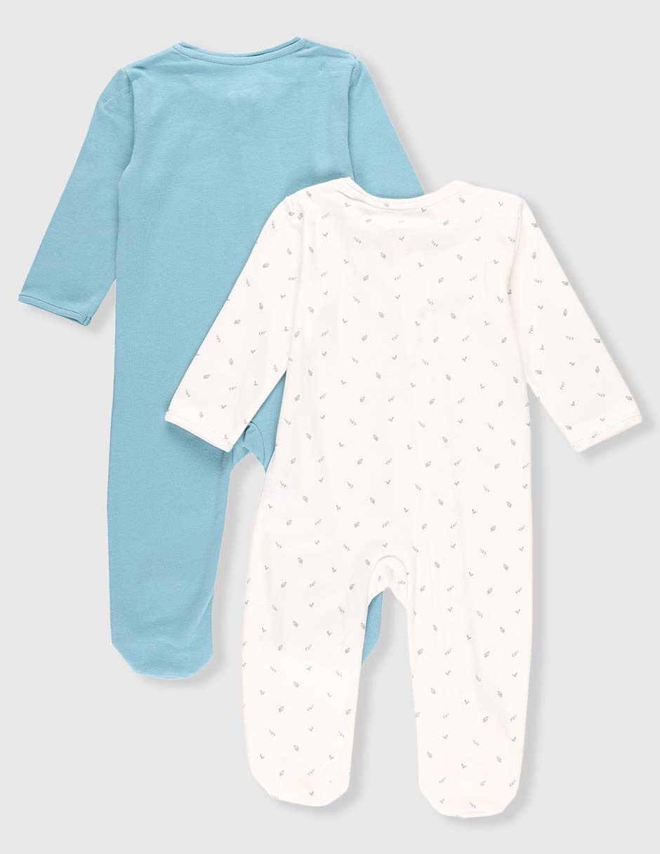 Set de mamelucos de algodón infantil 2