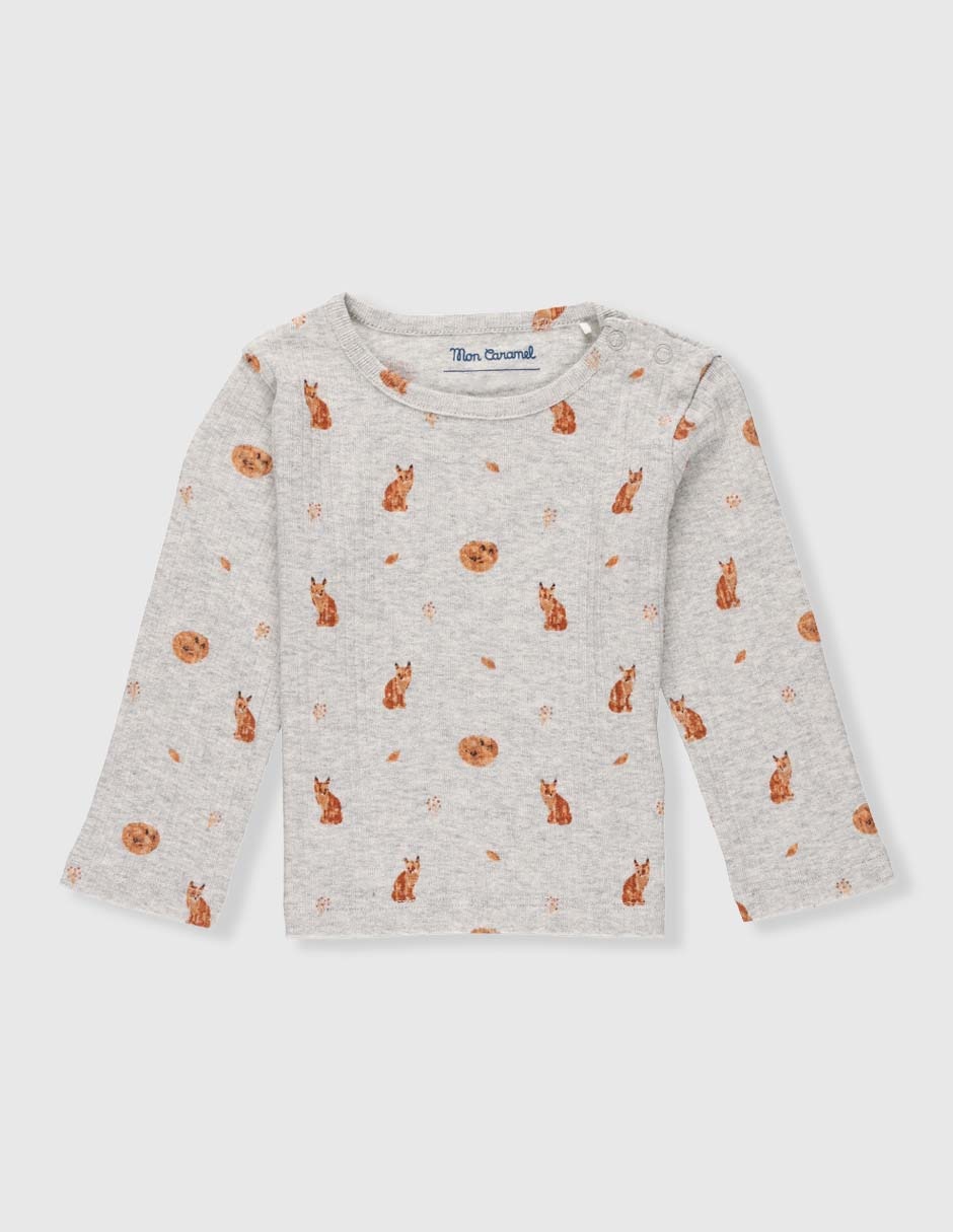 Playera manga larga para bebé Playera manga larga para bebé