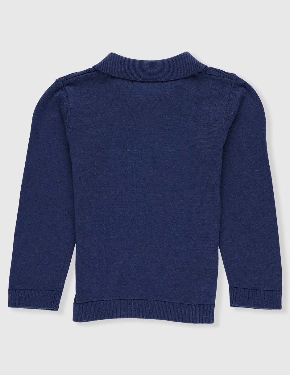 Playera tipo polo Mon Caramel de algodón para bebé niño