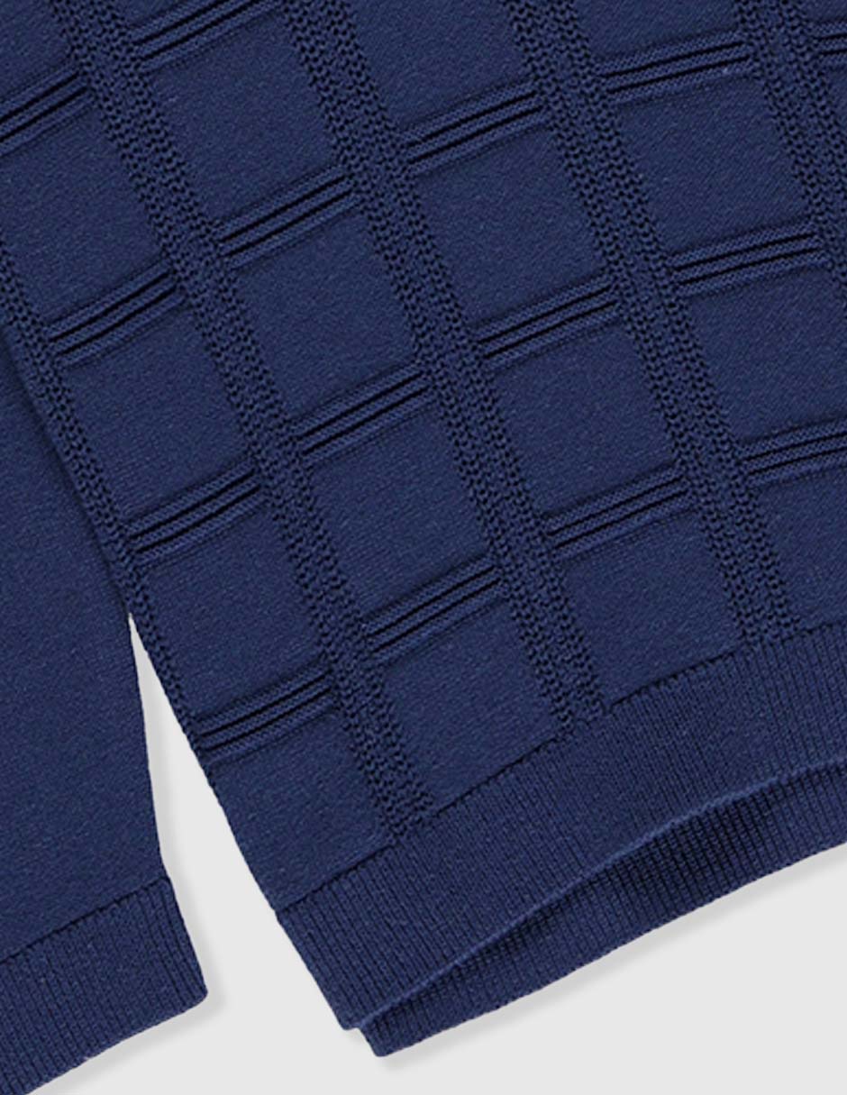 Playera tipo polo Mon Caramel de algodón para bebé niño