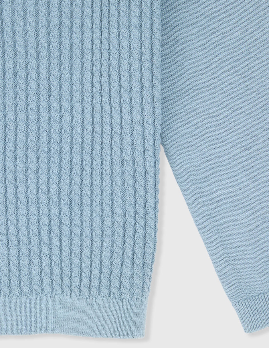 Playera tipo polo Mon Caramel de algodón para bebé niño