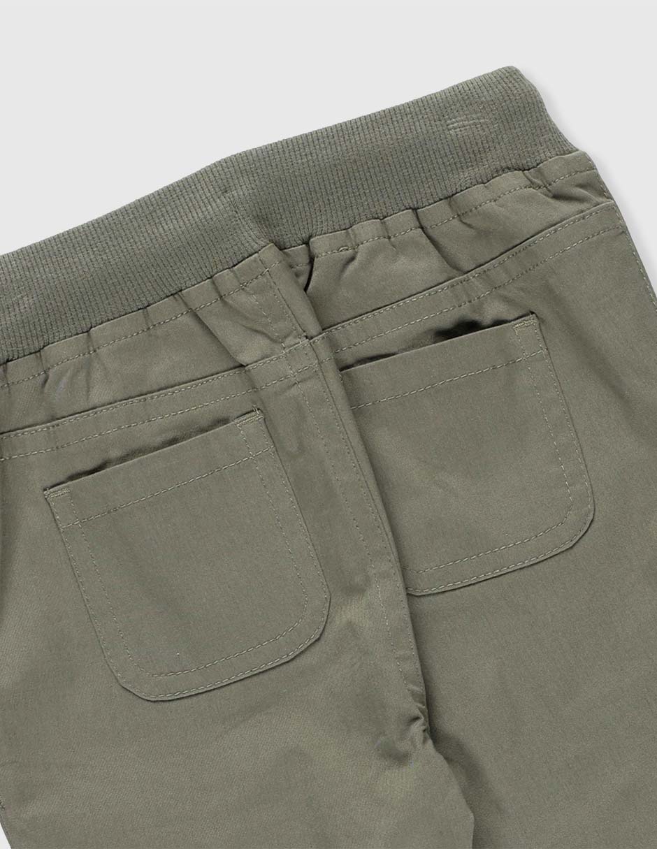 Pantalón con jareta relaxed Mon Caramel para niño