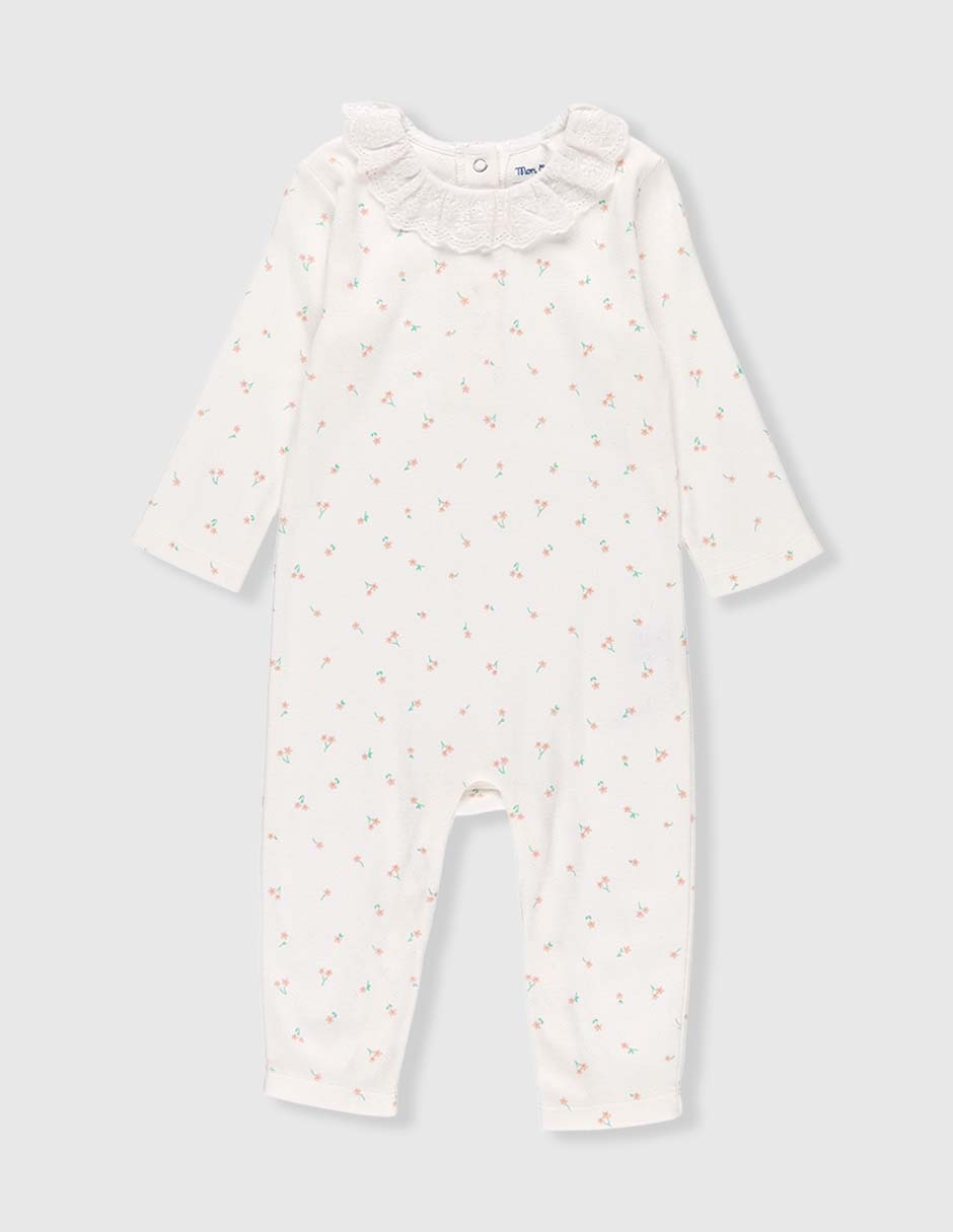 Mameluco de algodón para bebé niña