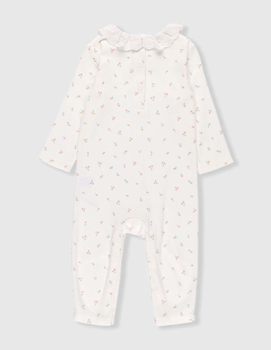 Mameluco de algodón para bebé niña