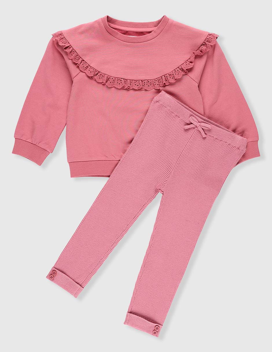 Conjunto de algodón para niña