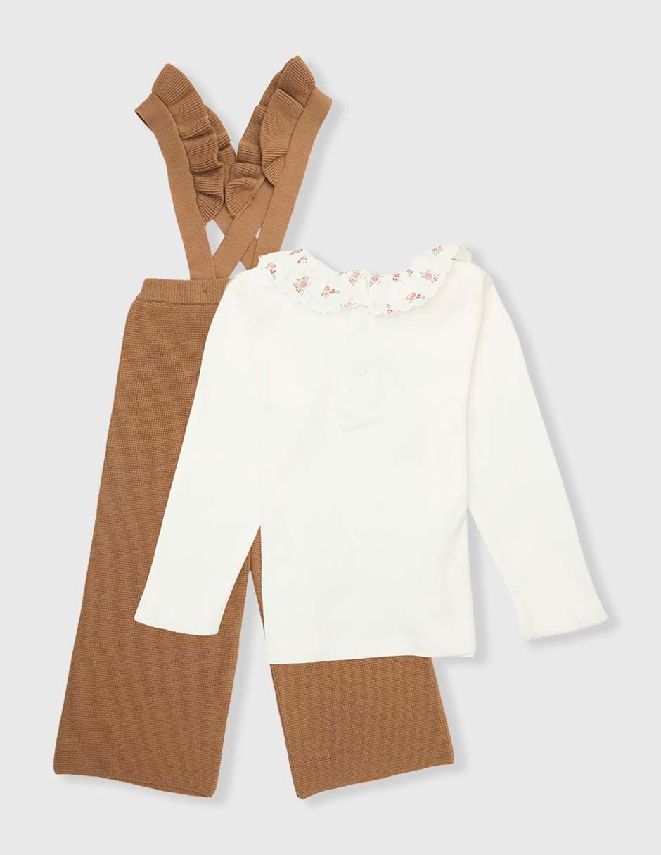 Conjunto de algodón para bebé niña 5