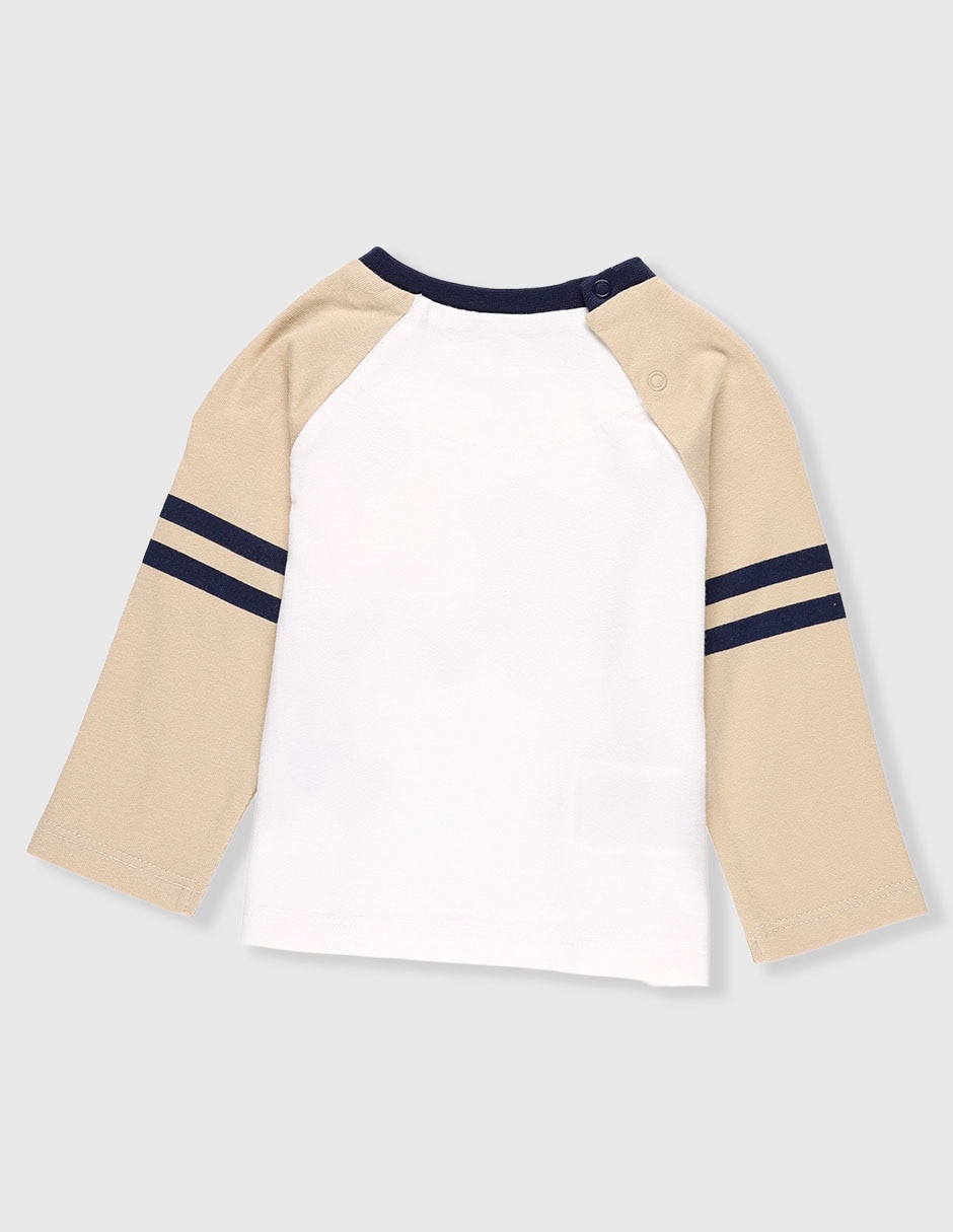 Playera manga larga para bebé niño 5