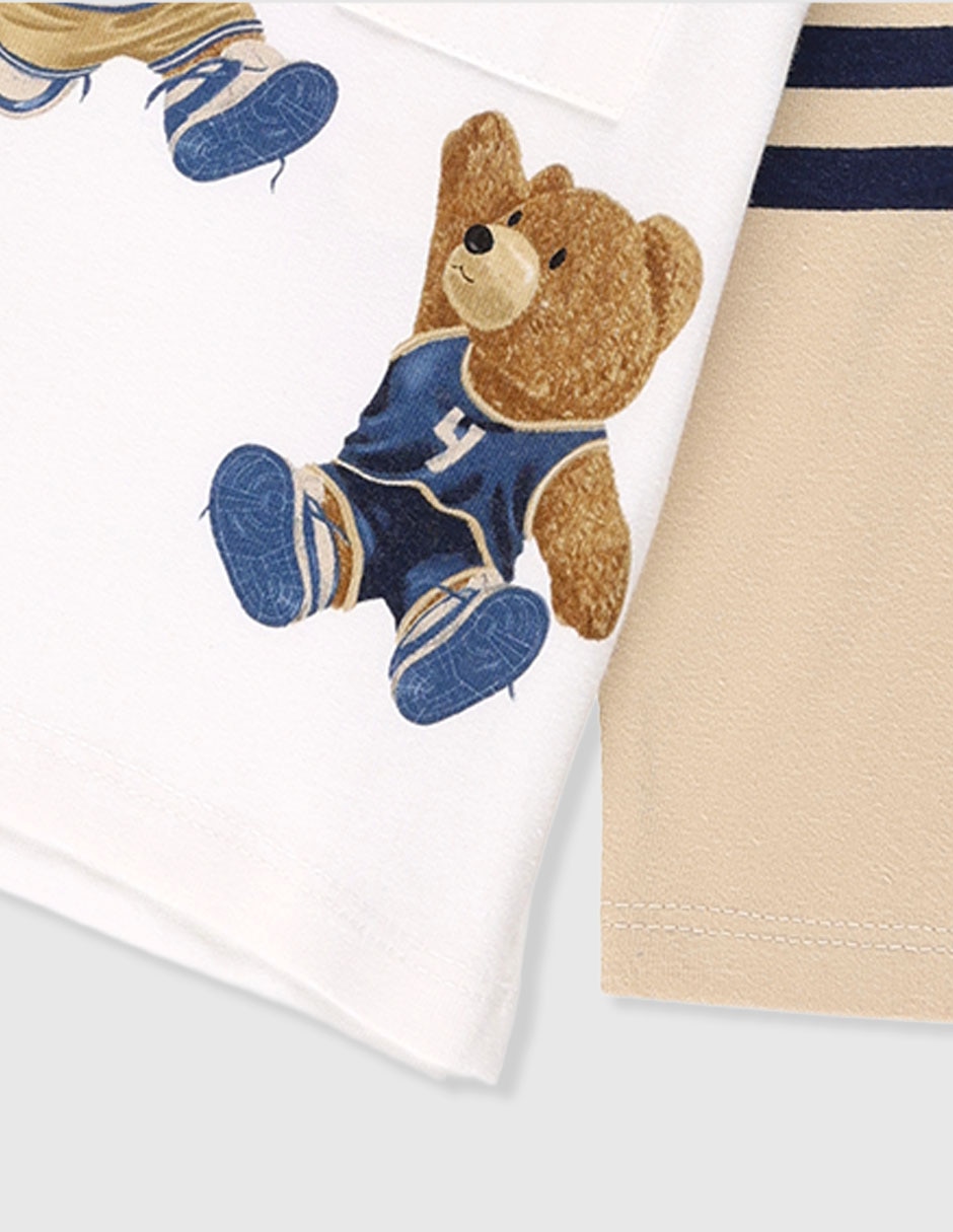 Playera manga larga para bebé niño 7