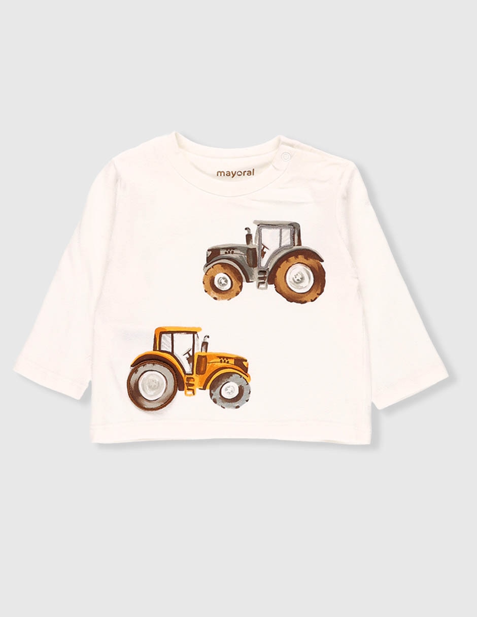 Playera manga larga para bebé unisex 1