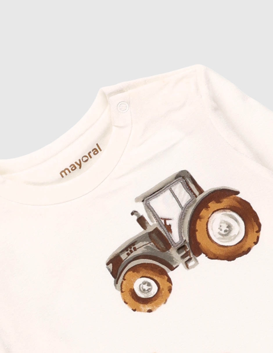 Playera manga larga para bebé unisex 5