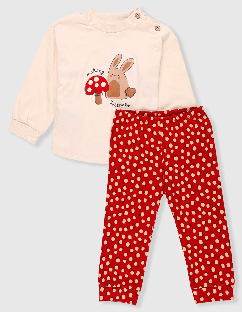 Conjunto Mayoral de algodón para bebé niña