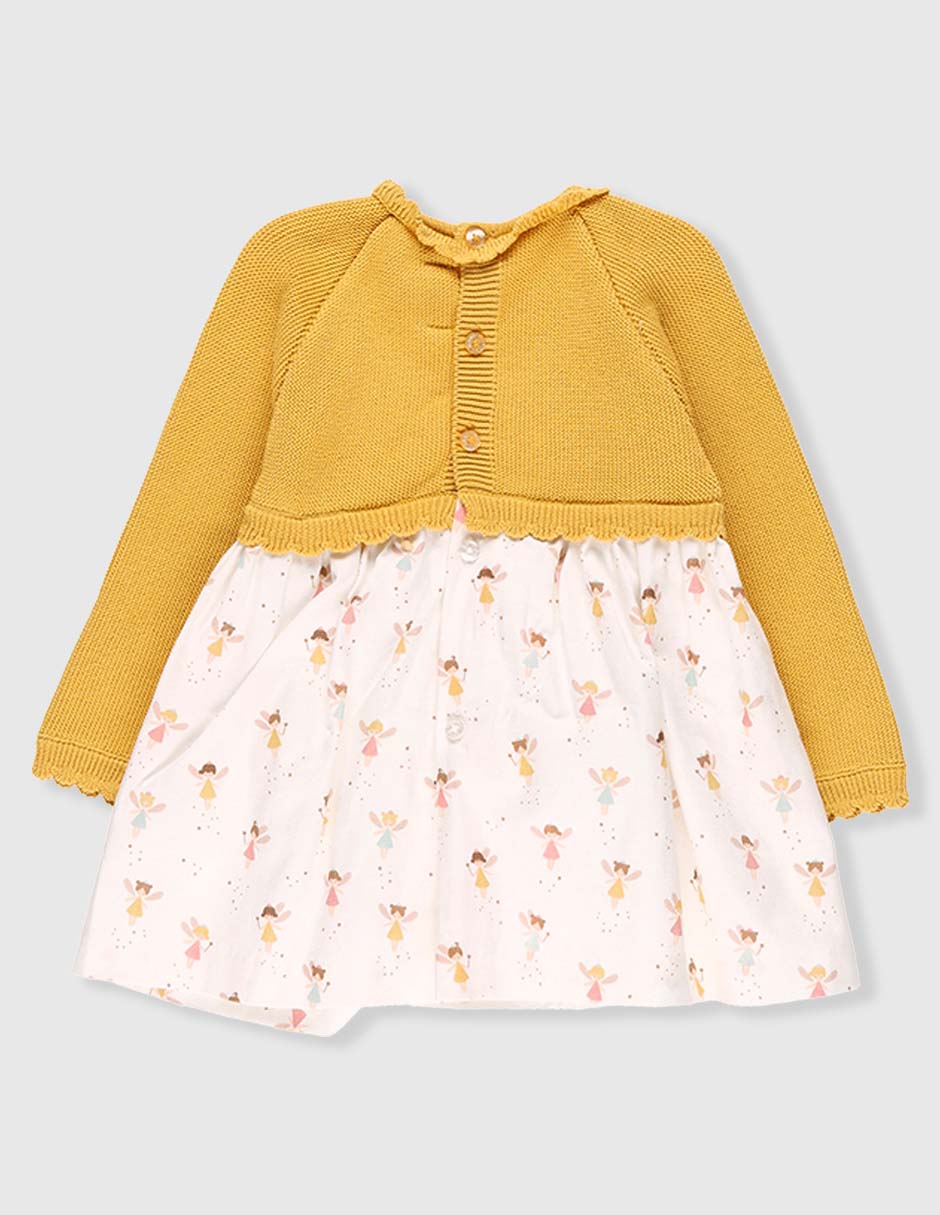 Vestido Mayoral manga regular para bebé niña