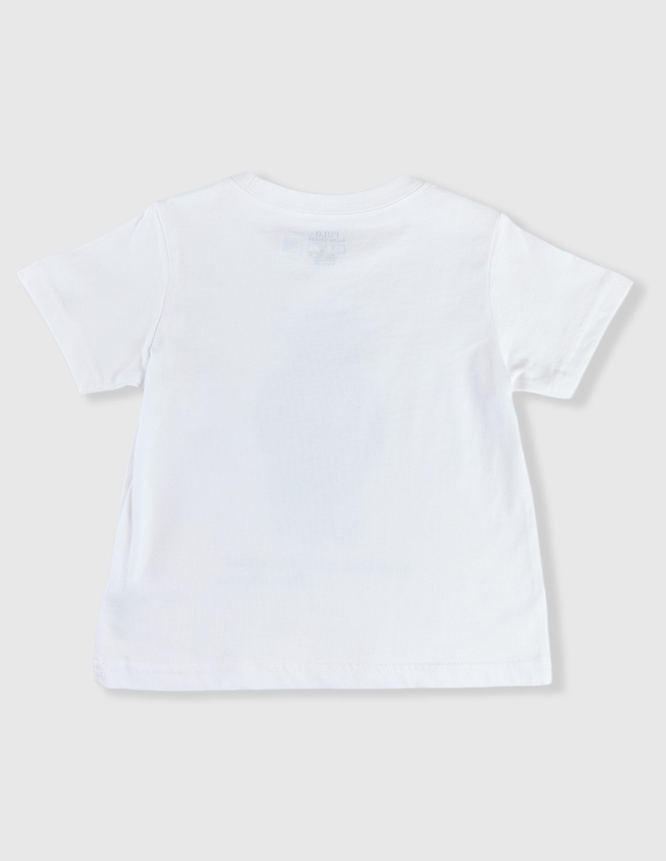 Playera polo manga corta para niño