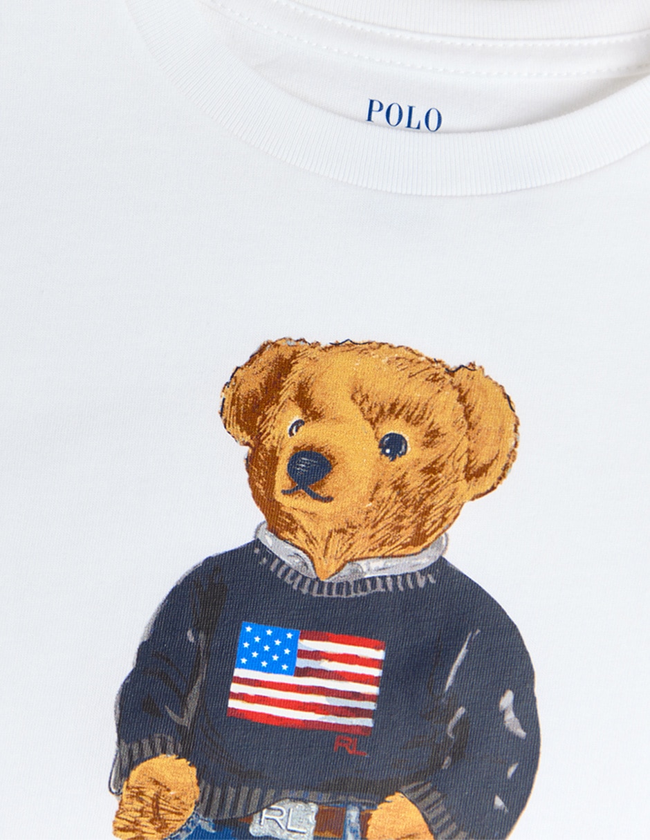 Playera polo manga corta para niño