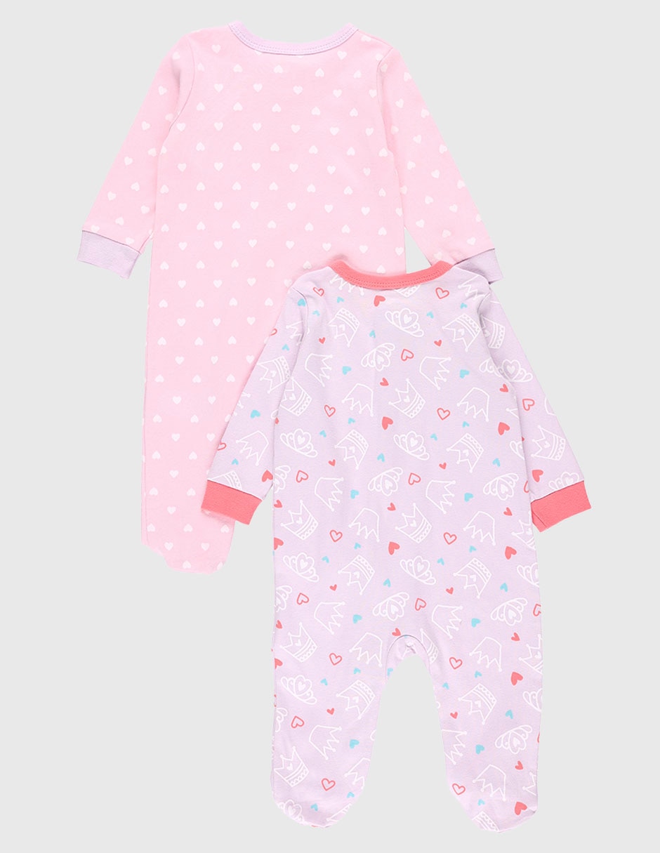 Set de mamelucos de algodón para bebé niña 5