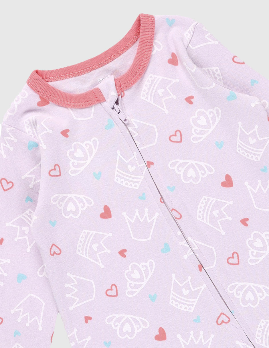 Set de mamelucos de algodón para bebé niña 7