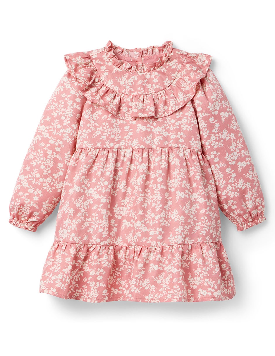 Vestido manga globo para niña 1