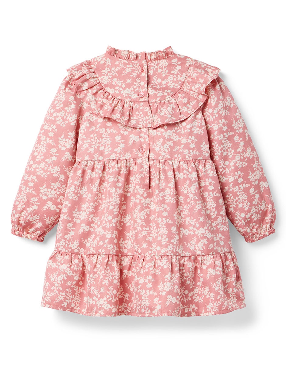 Vestido manga globo para niña 3