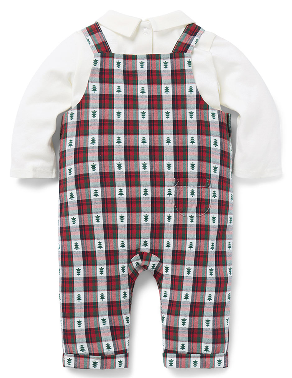 Conjunto navideño Janie And Jack de algodón para niño