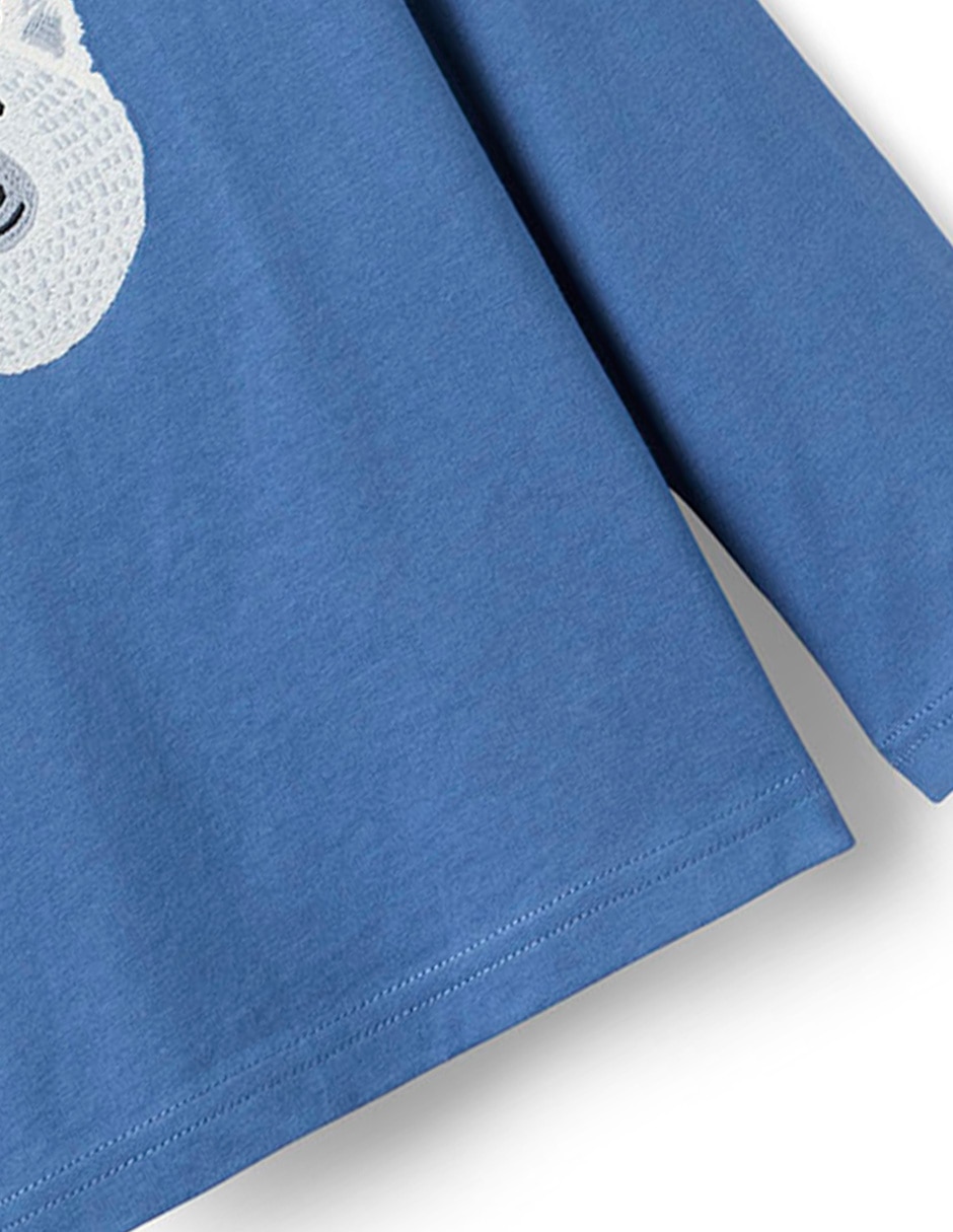 Playera manga larga para bebé niño