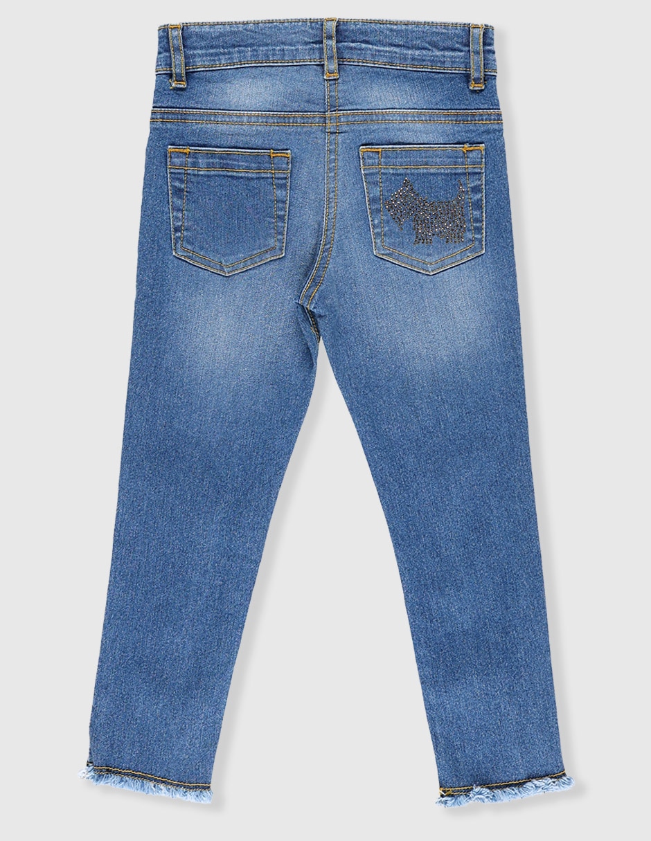 Jeans straight Ferrioni para bebé niña