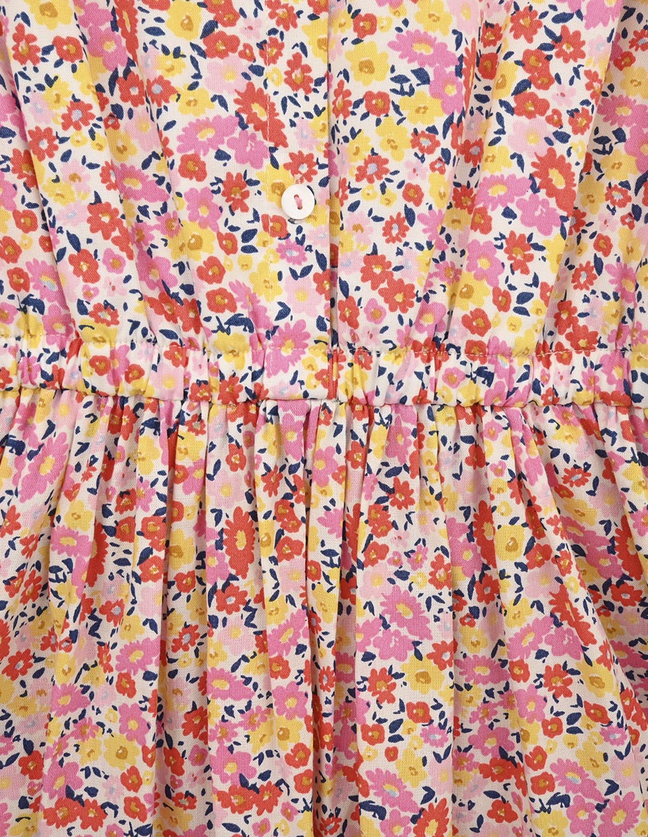 Vestido Ferrioni Bouquet manga mariposa para niña