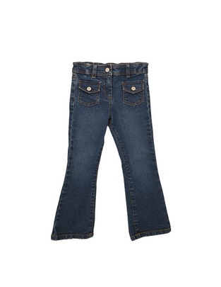 Jeans straight Pop deslavado para bebé niña Jeans straight Pop deslavado para bebé niña