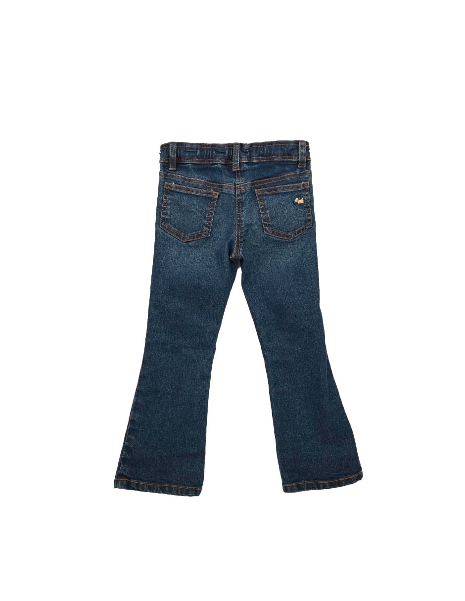 Jeans straight Pop deslavado para bebé niña 2