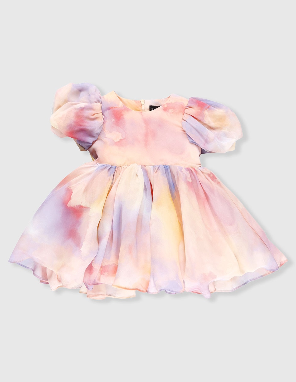 Vestido manga globo para bebé niña Vestido manga globo para bebé niña