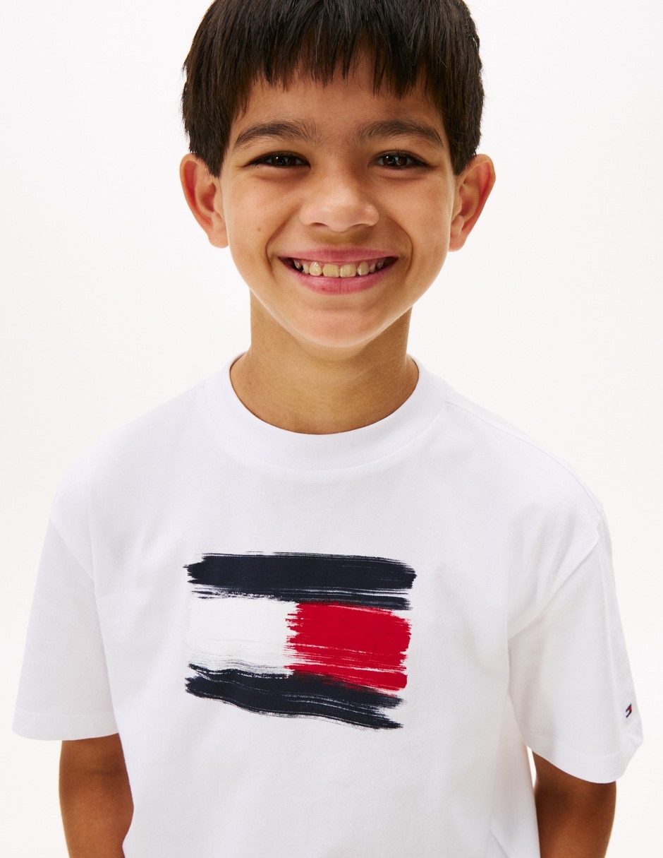 Playera manga corta para niño