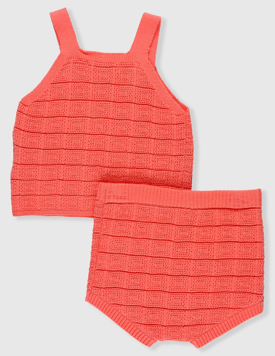 Conjunto casual Mon Caramel para bebé niña