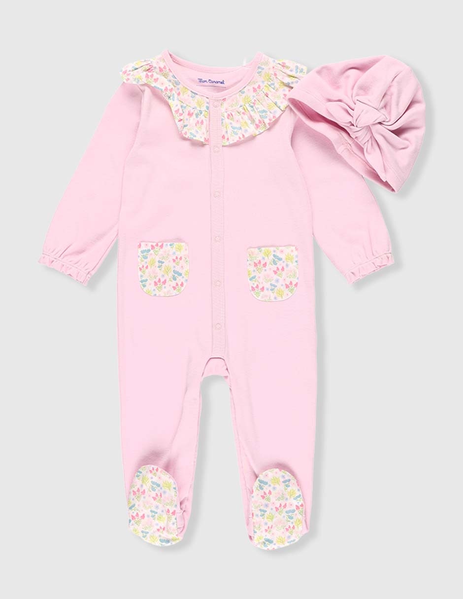 Mameluco de algodón para bebé niña Mameluco de algodón para bebé niña
