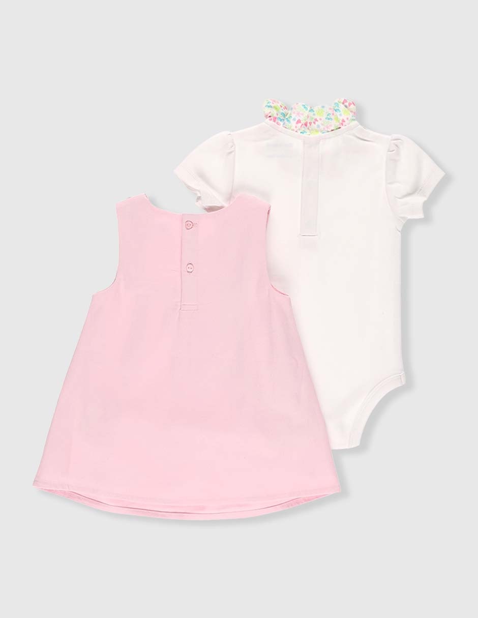 Conjunto Mon Caramel de algodón para niña