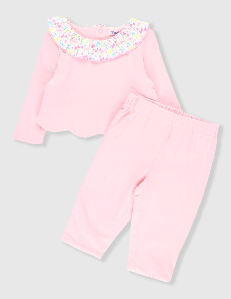 Conjunto de algodón para bebé niña 1