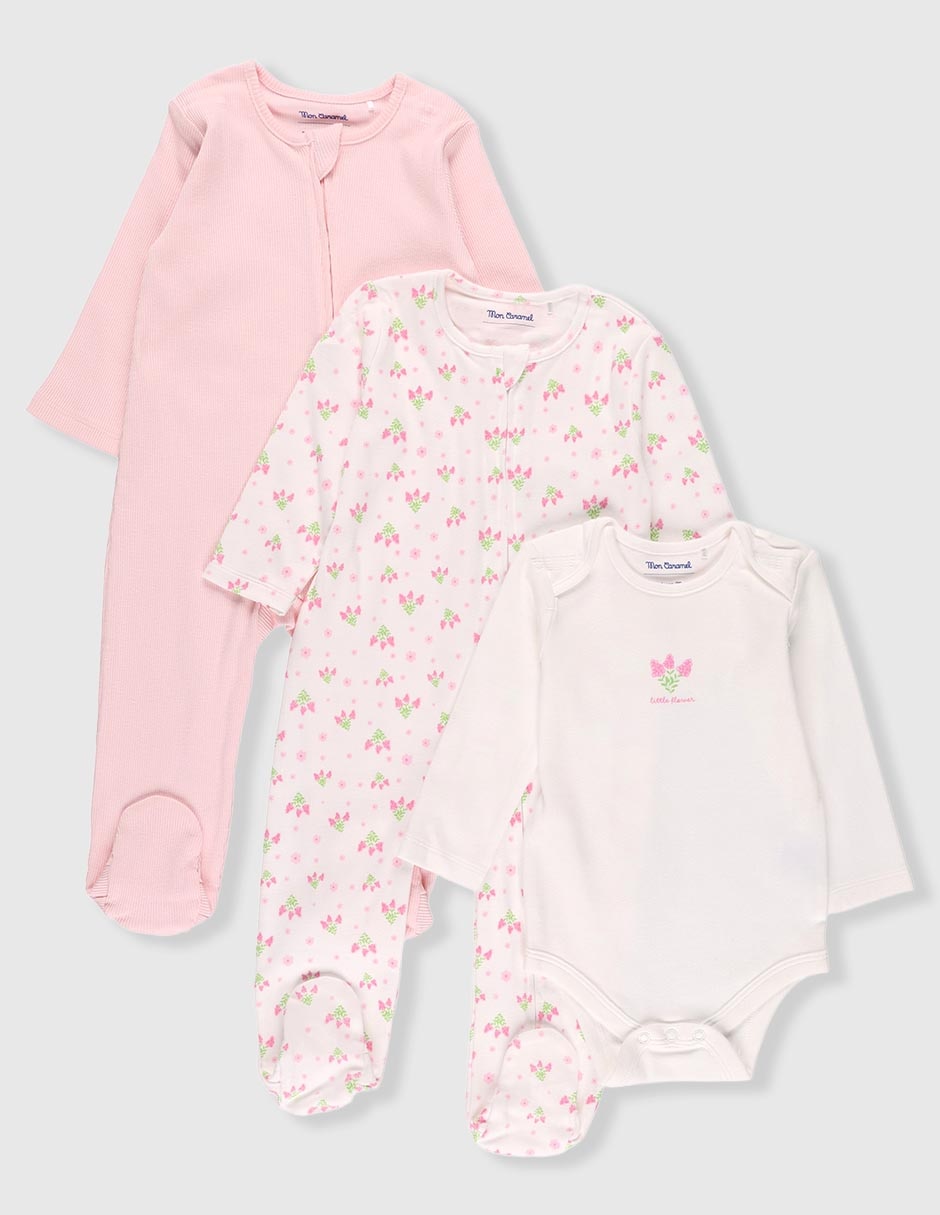 Set bebé Mon Caramel para bebé niña
