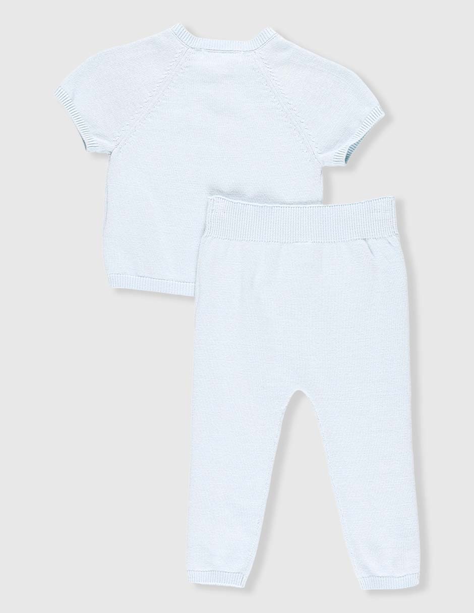Conjunto Mon Caramel de algodón para niño