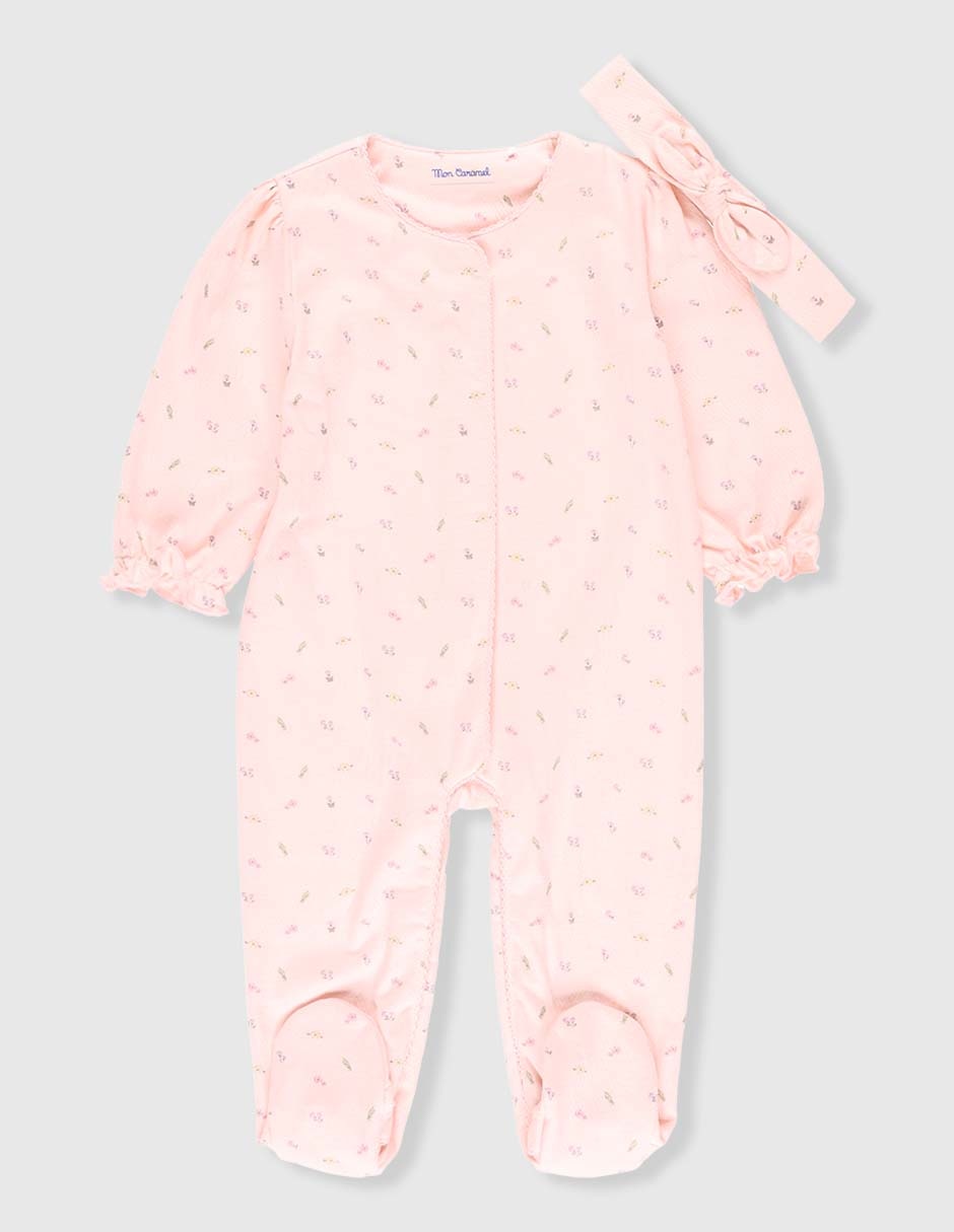 Mameluco de algodón para bebé niña 1