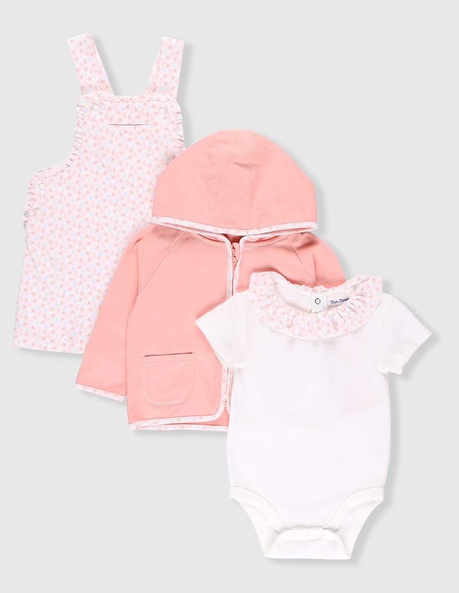 Conjunto de algodón para bebé niña 1