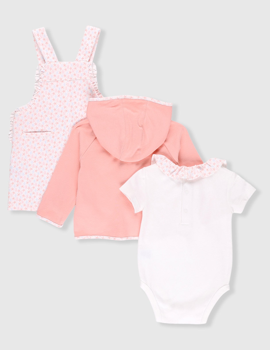 Conjunto de algodón para bebé niña 6