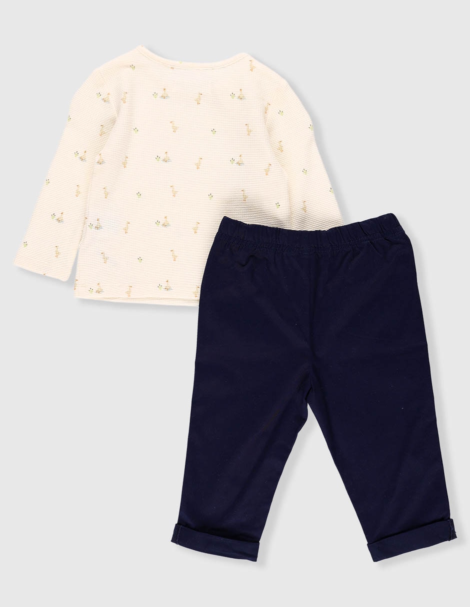 Conjunto de algodón para bebé niña 5