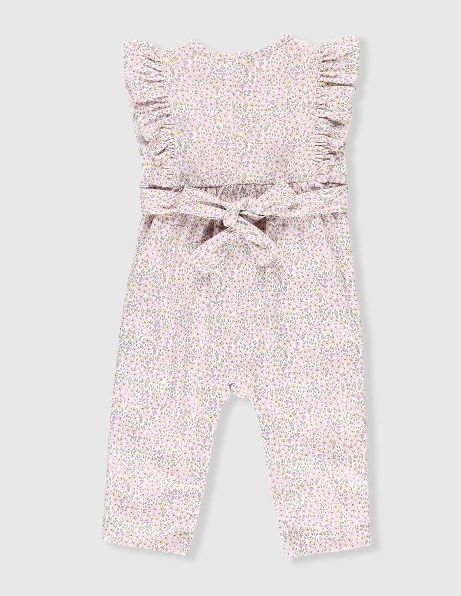 Jumpsuit Mon Caramel de algodón para bebé niña