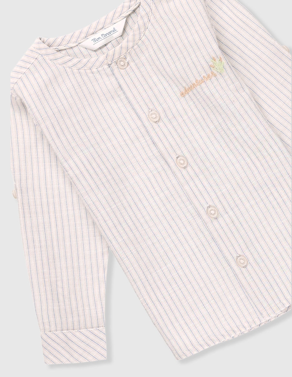 Conjunto Mon Caramel de algodón para niño