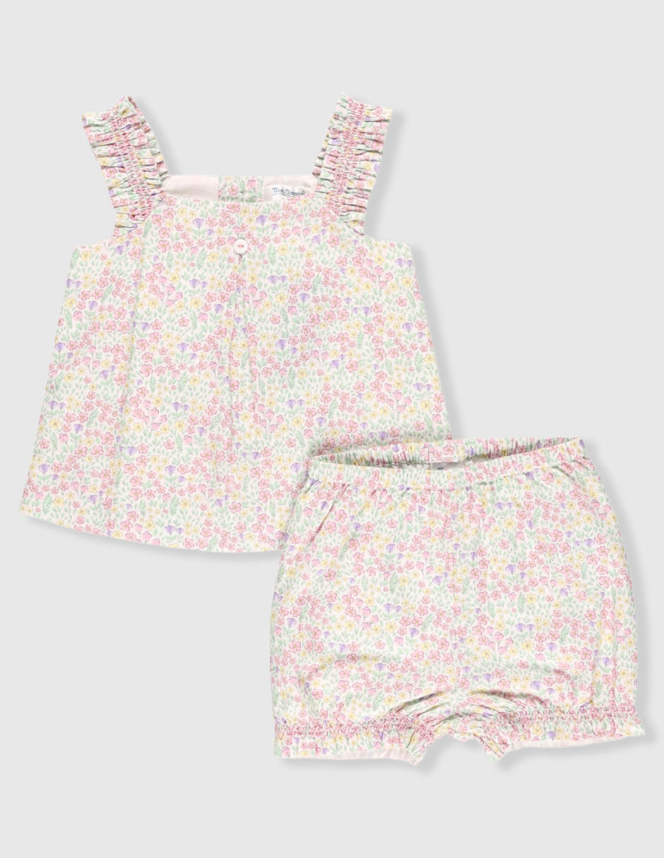 Conjunto Mon Caramel de algodón para bebé niña