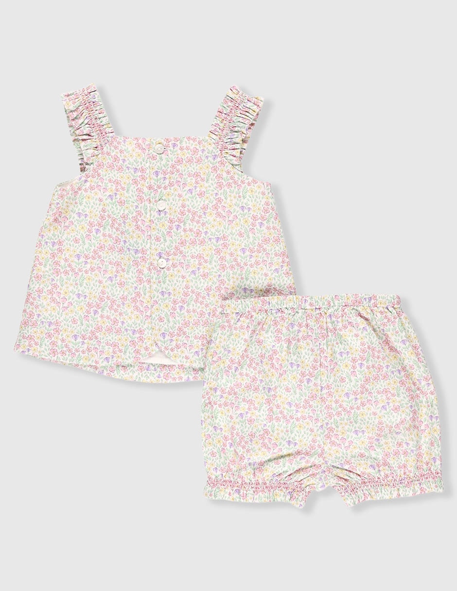 Conjunto Mon Caramel de algodón para bebé niña