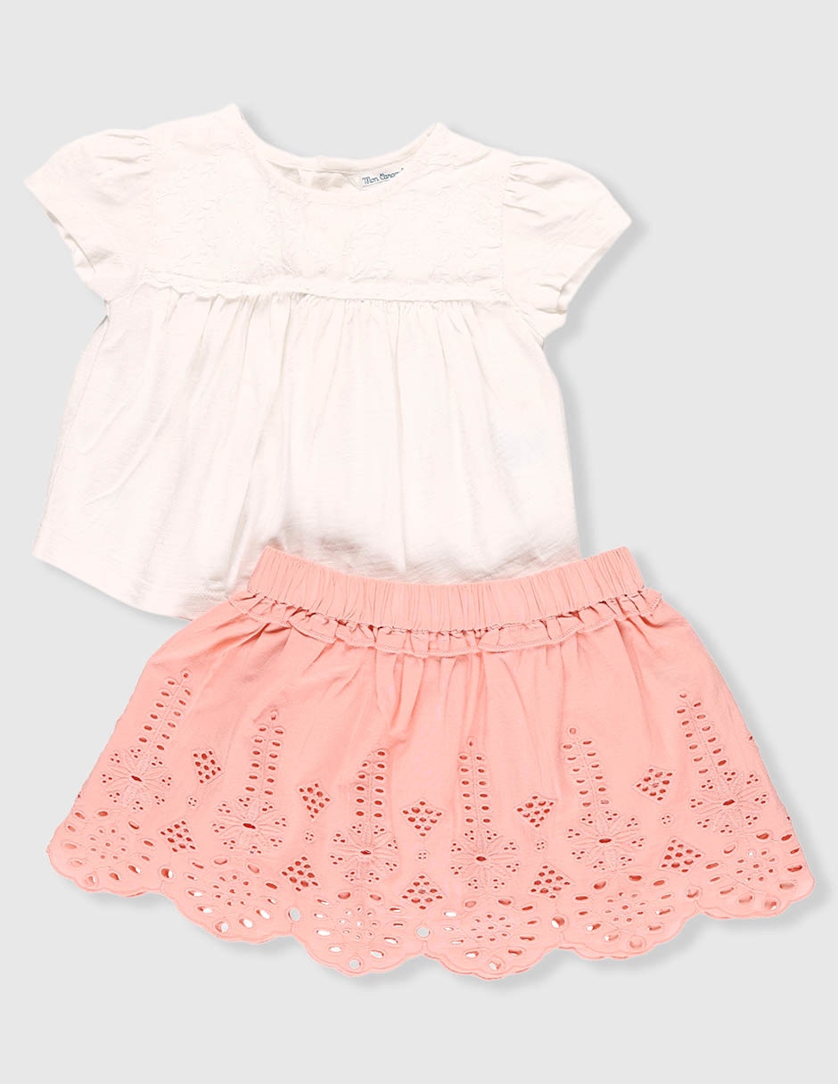 Conjunto de algodón para bebé niña 1