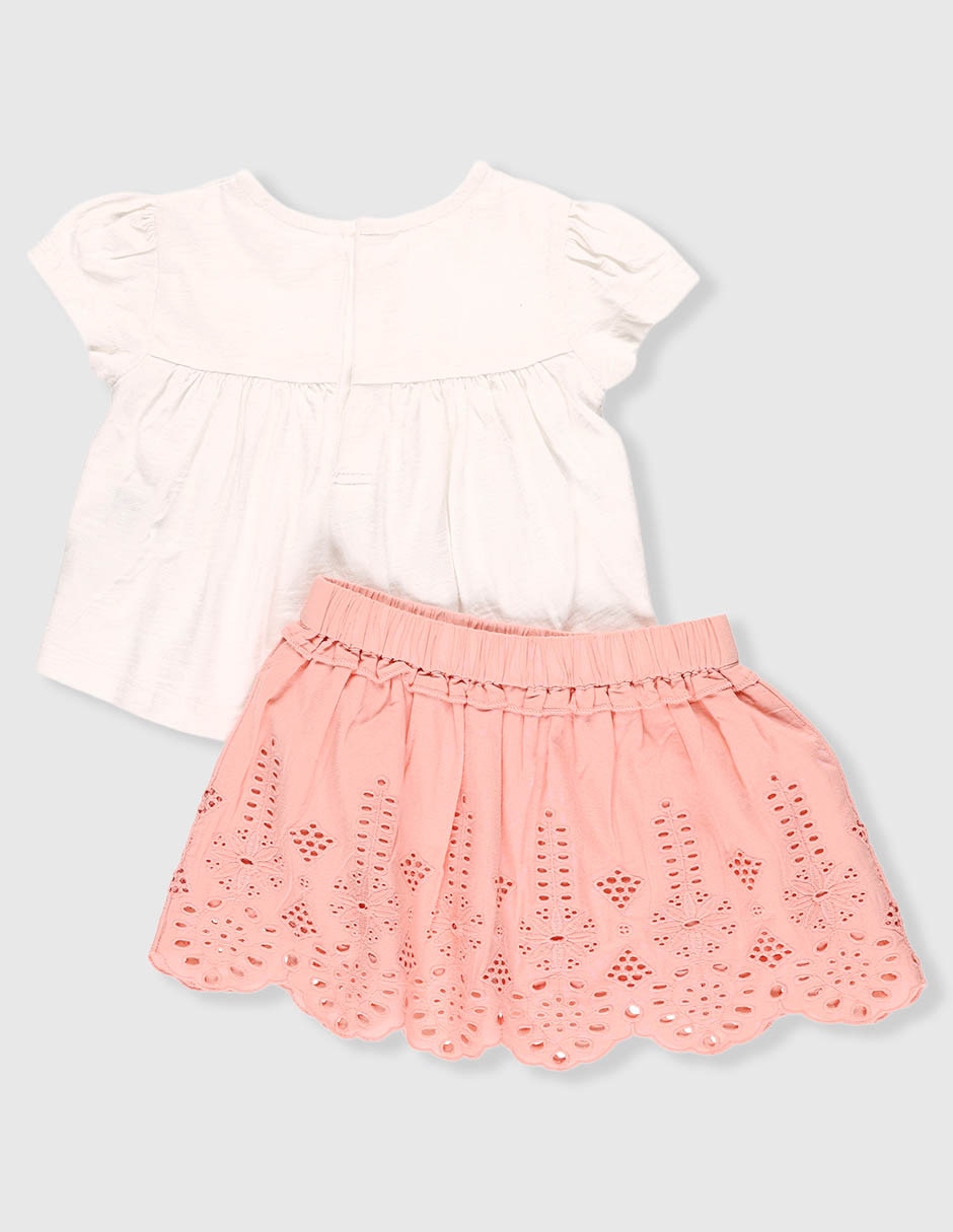 Conjunto de algodón para bebé niña 5