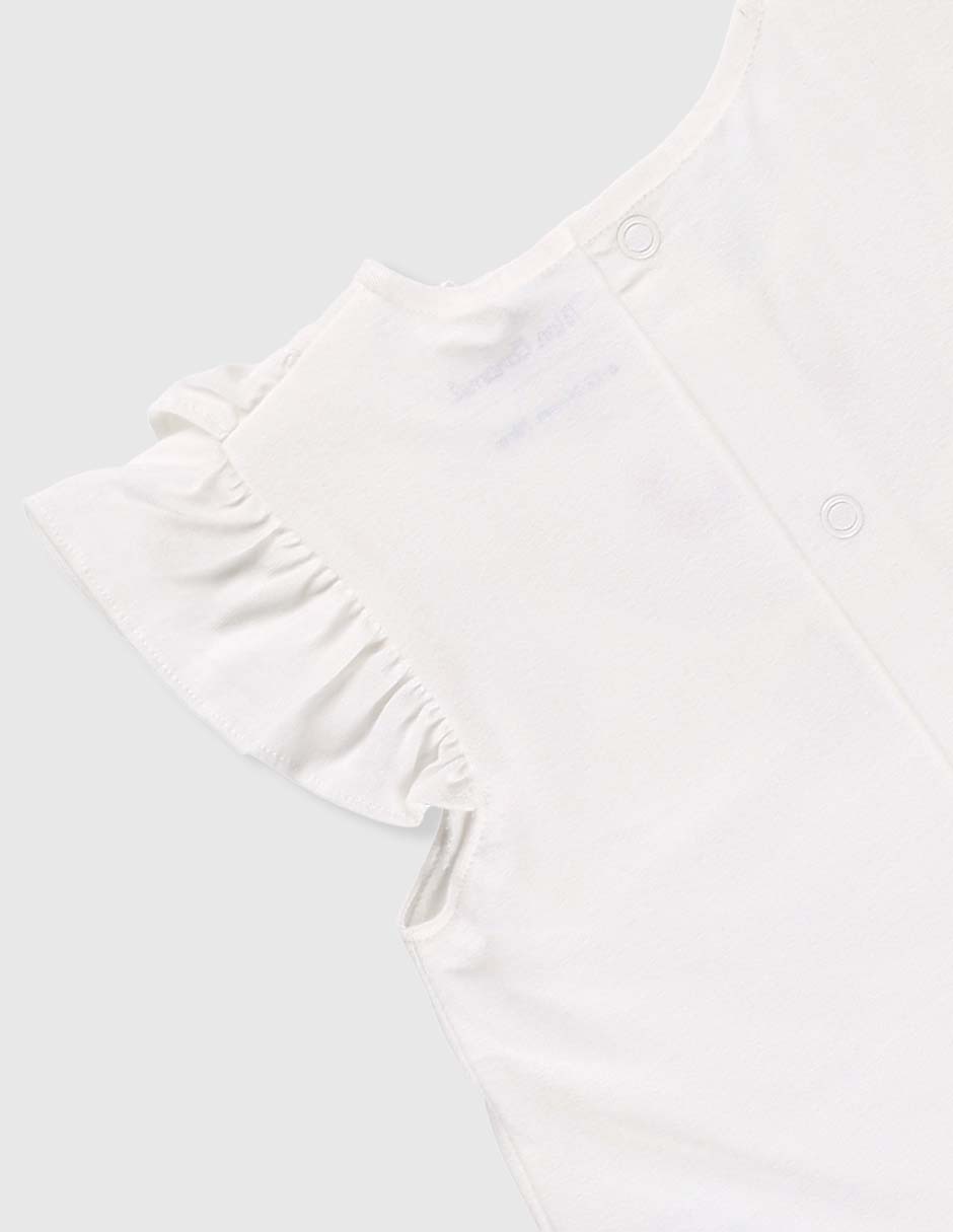 Playera manga corta para bebé niña